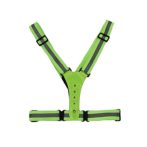 ”夜間安心・安全” LED「Y字型」ストラップ反射ベスト